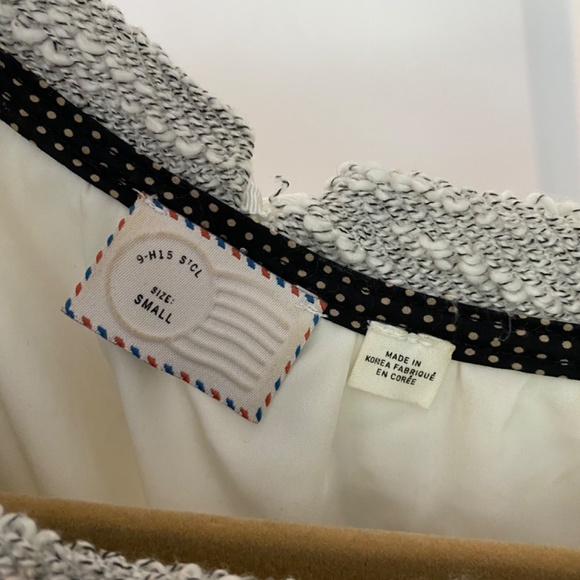 Anthropologie Postage Stamp Small sweater/blouse grey - Picture 3 of 6